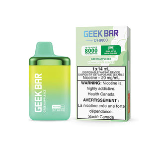 Buy green-apple-ice Geek Bar DF8000 Disposable - 6 Flavours