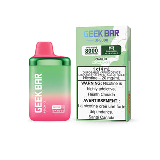 Buy peach-ice Geek Bar DF8000 Disposable - 6 Flavours