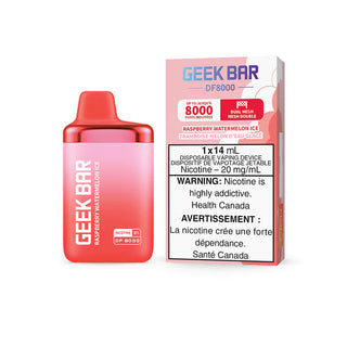 Buy raspberry-watermelon-ice Geek Bar DF8000 Disposable - 6 Flavours
