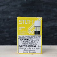 STLTH Banana ice e cigarette juice available at Twisted Sisters Vape Shop near you