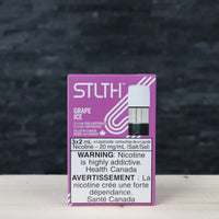 STLTH Grape Ice e cigarette juice available at Twisted Sisters Vape Shop near you