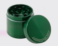 AEROSPACED 4 Piece Metal Grinder (Various Sizes) by HIGHER STANDARDS - Twisted Sisters Vape Shop