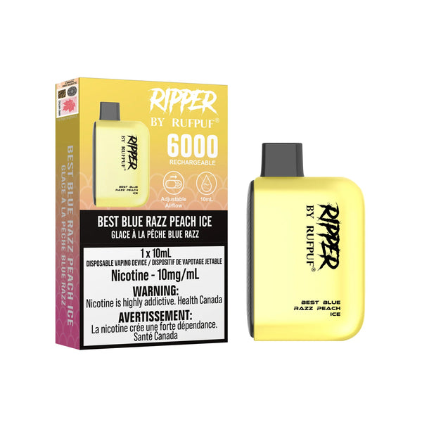 Ripper by RUFPUF 6000 Puff 10MG Disposable eCigs - 14 Flavours