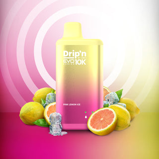 Buy pink-lemon-ice Drip&#39;n EVO By Envi 10K Puff - 25 Flavours