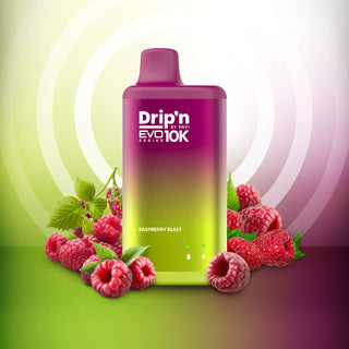 Buy raspberry-blast Drip&#39;n EVO By Envi 10K Puff - 25 Flavours