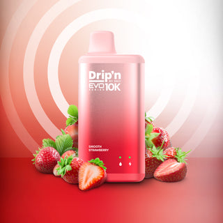 Buy smooth-strawberry Drip&#39;n EVO By Envi 10K Puff - 25 Flavours