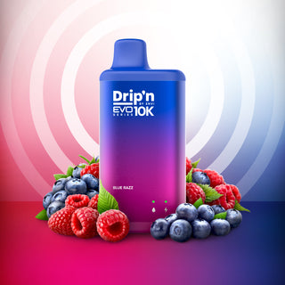 Buy blue-razz Drip&#39;n EVO By Envi 10K Puff - 25 Flavours