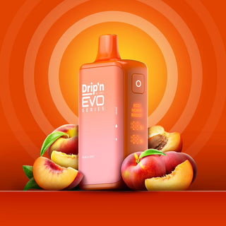 Buy peach-zing Drip&#39;n EVO By Envi 28K Puff - 26 Flavours - Provincial Tax