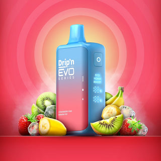 Buy strawberry-kiwi-banana-ice Drip&#39;n EVO By Envi 28K Puff - 26 Flavours - Provincial Tax