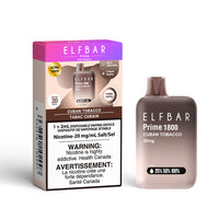 Elfbar Prime 1800 Disposable - Cuban Tobacco