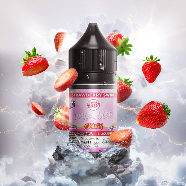 Strawberry Swirl Salts by Flavour Beast Unleashed Cravin'