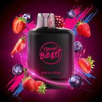 Flavour Beast Level X G2 Ultra 50K Disposable Pod - NIcotine Free - Trippin' Triple Berry