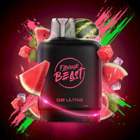 Flavour Beast Level X G2 Ultra 50K Disposable Pod - NIcotine Free - Weekend Watermelon