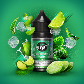 Extreme Mint Fuzion Lime Iced Salts by Flavour Beast Fuzion