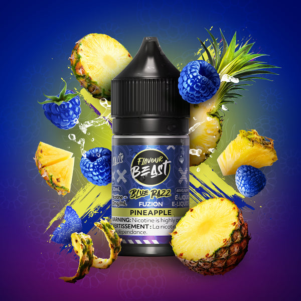 Blue razz Fuzion Pineapple Salts by Flavour Beast Fuzion