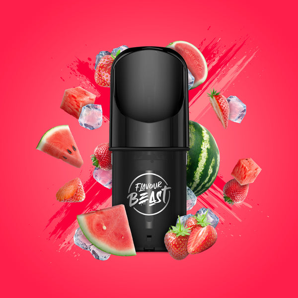 Flavour Beast Savage Strawberry Watermelon Iced (STLTH Compatible)