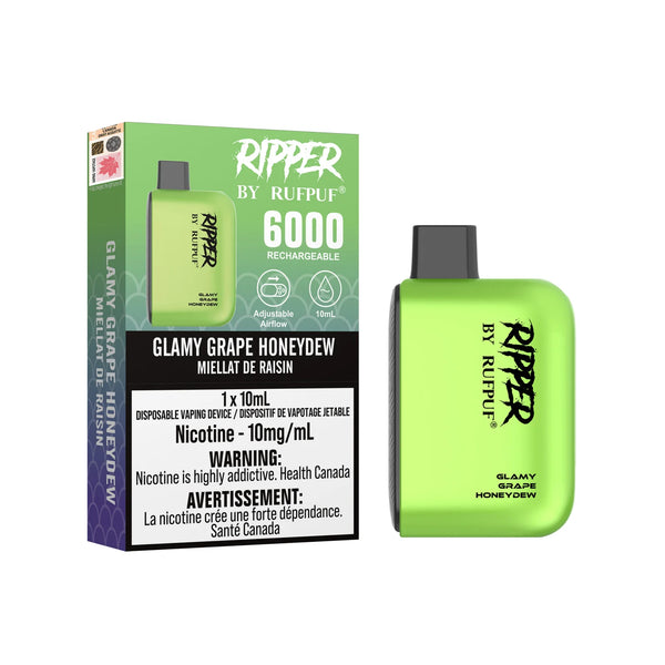 Ripper by RUFPUF 6000 Puff 10MG Disposable eCigs - 14 Flavours