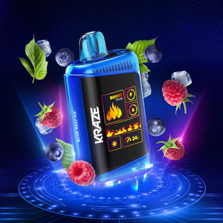 Buy blue-razz-ice Kraze HD MEGA 20K Disposable - 20 Flavours