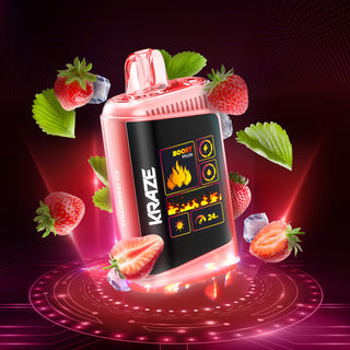 Buy strawberry-ice Kraze HD MEGA 20K Disposable - 20 Flavours