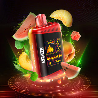Buy sour-watermelon-peach Kraze HD MEGA 20K Disposable - 20 Flavours