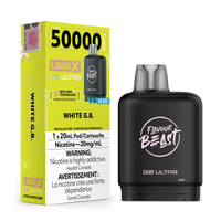 Flavour Beast Level X G2 Ultra 50K Disposable Pod - Original Series - White G.B. Iced