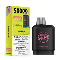 Flavour Beast Level X G2 Ultra 50K Disposable Pod - Original Series - Sour B.G. Iced