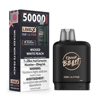 Flavour Beast Level X G2 Ultra 50K Disposable Pod - Original Series - Wicked White Peach
