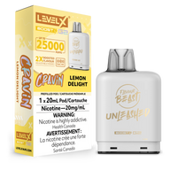 Flavour Beast Level X G2 Ultra Unleashed 50K Disposable Pod - Unleashed Cravin' - Lemon Delight