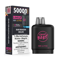 Flavour Beast Level X G2 Ultra 50K Disposable Pod - Original Series - Dub Dragon Melon Iced