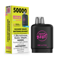 Flavour Beast Level X G2 Ultra 50K Disposable Pod - Original Series - Gleamin' Grape Watermelon Mint Iced