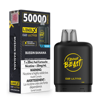 Flavour Beast Level X G2 Ultra 50K Disposable Pod - Original Series - Bussin Banana Iced