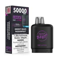 Flavour Beast Level X G2 Ultra 50K Disposable Pod - Original Series - Groovy Grape Passionfruit Iced