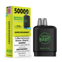 Flavour Beast Level X G2 Ultra 50K Disposable Pod - Original Series - Super Spearmint Iced