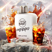 Flavour Beast Level X G2 Ultra 50K Disposable Pod - Unleashed - Epic Red Lightning Iced
