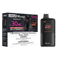 Flavour Beast Level X M Series M30 120K Starter Kit - Packin Peach Berry