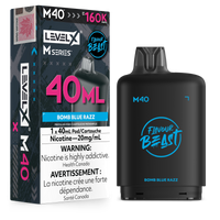 Flavour Beast Level X M Series M40 160k Disposable Pod - Bomb Blue Razz