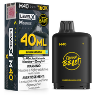 Flavour Beast Level X M Series M40 160k Disposable Pod - Bussin Banana Iced