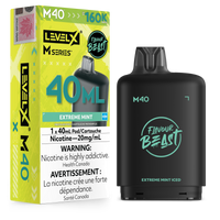 Flavour Beast Level X M Series M40 160k Disposable Pod - Extreme Mint Iced