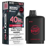 Flavour Beast Level X M Series M40 160k Disposable Pod - Sic Strawberry Iced