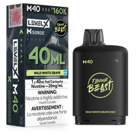 Flavour Beast Level X M Series M40 160k Disposable Pod - Wild White Grape Iced