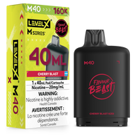 Flavour Beast Level X M Series - 40ml 160k Disposable Pod - Cherry Blast