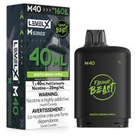 Flavour Beast Level X M Series - 40ml 160k Disposable Pod - Gusto Green Apple