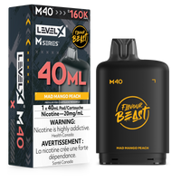 Flavour Beast Level X M Series - 40ml 160k Disposable Pod - Mad Mango Peach