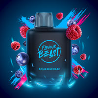 Flavour Beast Level X G2 Ultra 50K Disposable Pod - NIcotine Free - Bomb Blue Razz
