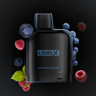 Buy blueberry-raspberry Level X Essential 7000 Puff Pre-Filled Pod- by Flavour Beast - 15 FLAVOURS