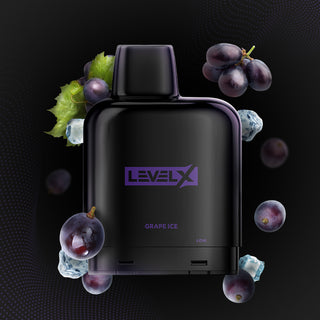Buy grape-ice Level X Essential 7000 Puff Pre-Filled Pod- by Flavour Beast - 15 FLAVOURS