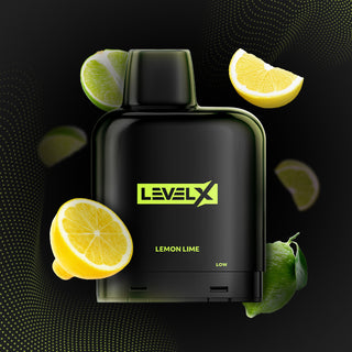 Buy lemon-lime Level X Essential 7000 Puff Pre-Filled Pod- by Flavour Beast - 15 FLAVOURS