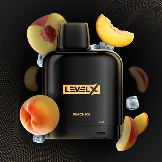 Buy peach-ice Level X Essential 7000 Puff Pre-Filled Pod- by Flavour Beast - 15 FLAVOURS