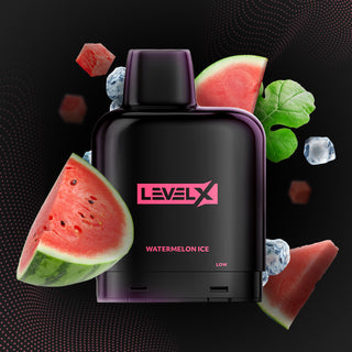 Buy watermelon-ice Level X Essential 7000 Puff Pre-Filled Pod- by Flavour Beast - 15 FLAVOURS