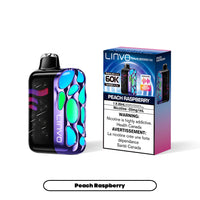 Linvo Rave Pro 60k Disposable - Peach Raspberry